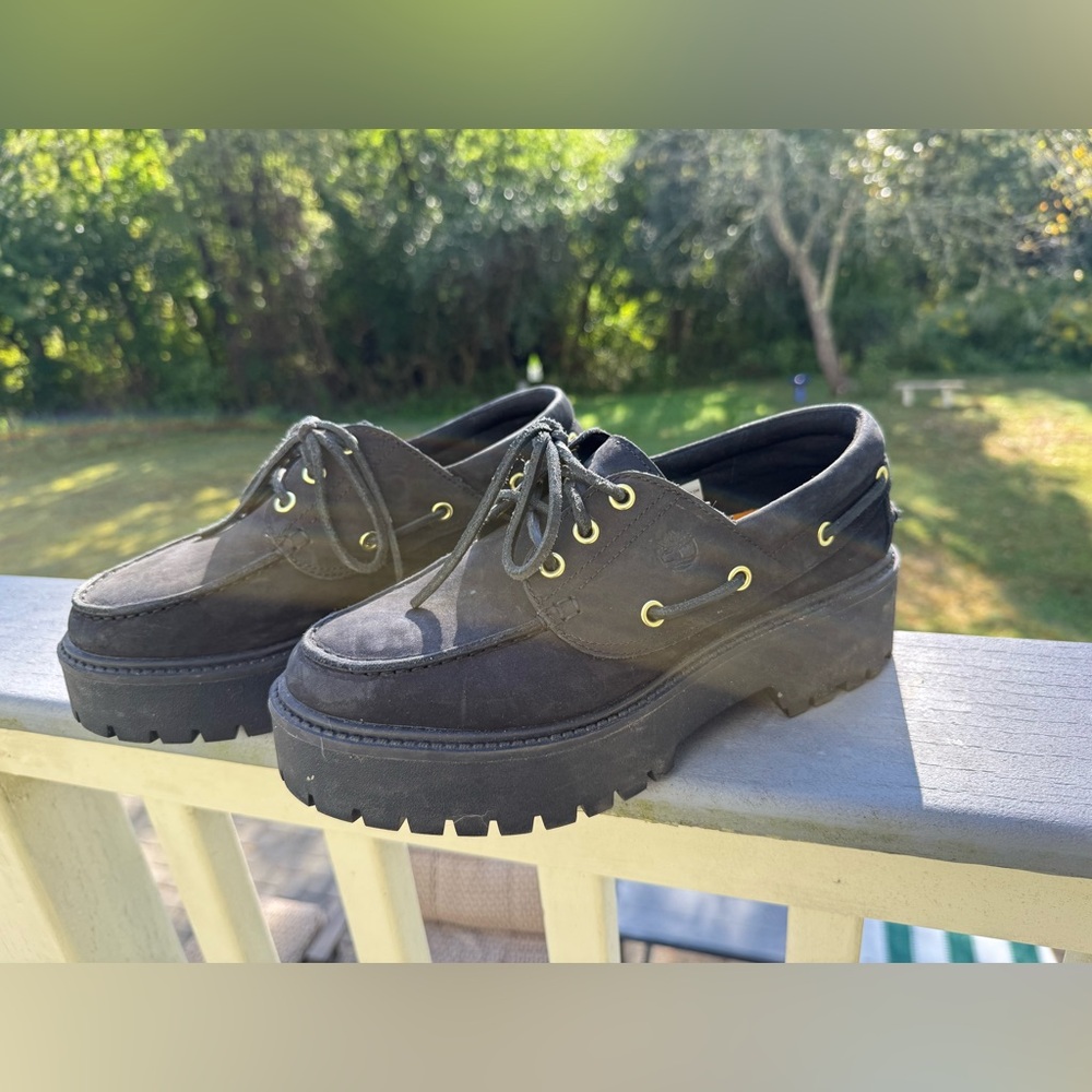 Timberland Stone Street Platform Boat Shoes